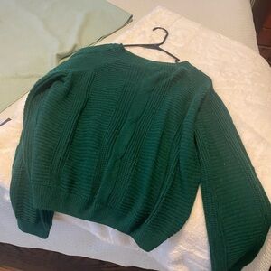 Cozy Green Sweater